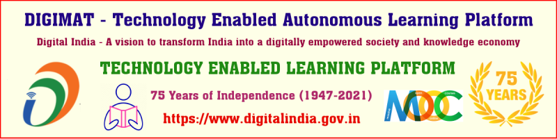 DIGIMAT - Technology Enabled Autonomous Learning Platform